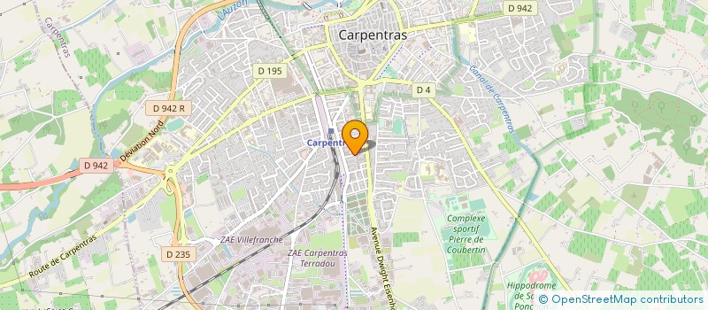 localisation de l'entreprise LES ECHAPPES DU BOCAL à CARPENTRAS