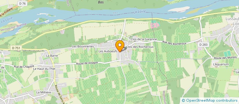 localisation de l'entreprise LES ECHOLETTES à MONTLOUIS-SUR-LOIRE