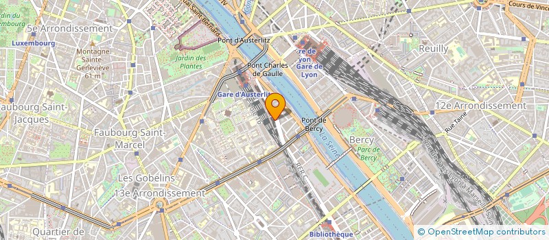 localisation de l'entreprise LES ECHOPPES - BASTIDE à PARIS