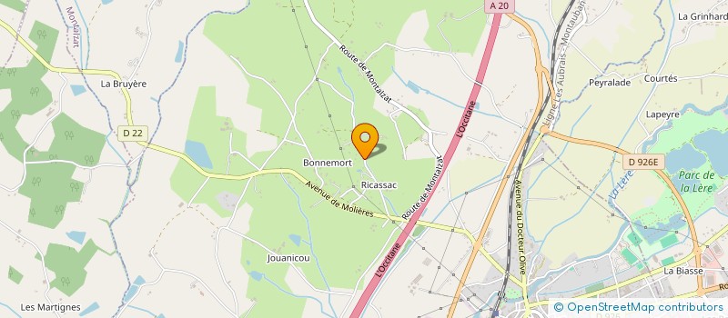 localisation de l'entreprise LES ECHOS D OCCITANIE  CAUSSADE