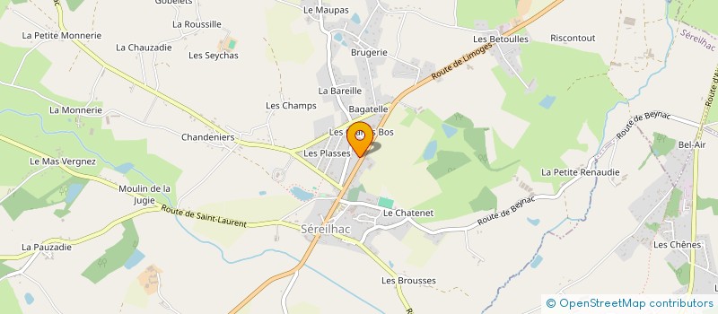 localisation de l'entreprise LES ECHOS DE FAYAT à SEREILHAC