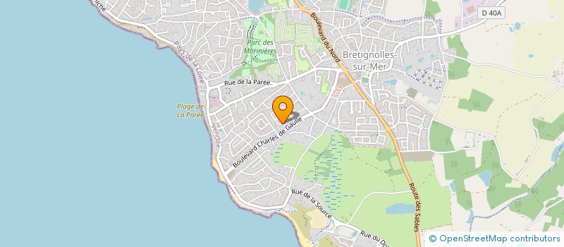localisation de l'entreprise LES ECHOS DU BRANDEAU à BRETIGNOLLES-SUR-MER