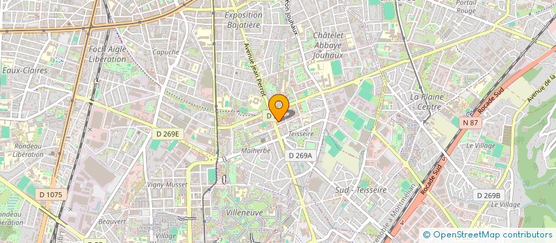 localisation de l'entreprise LES ECHOS DU COSMOS  GRENOBLE