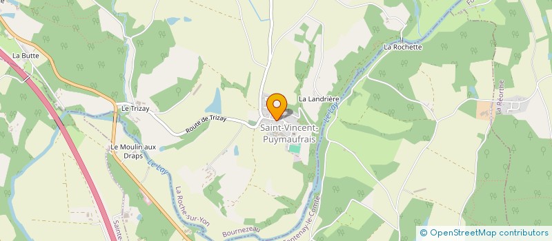 localisation de l'entreprise LES ECHOS DU LAY à BOURNEZEAU