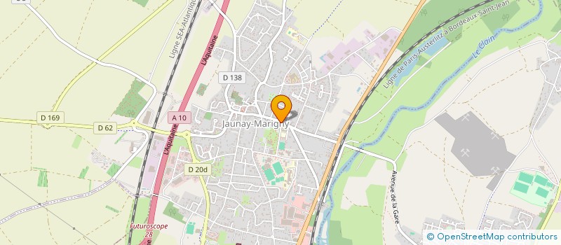 localisation de l'entreprise LES ECHOS DU PRIEURE  JAUNAY-MARIGNY