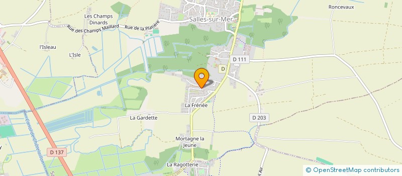 localisation de l'entreprise LES ECLAIREUSES DU LITTORAL  SAINT-ROGATIEN