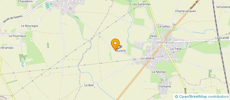 localisation de l'entreprise LES ECLAIRS  VILLENEUVE