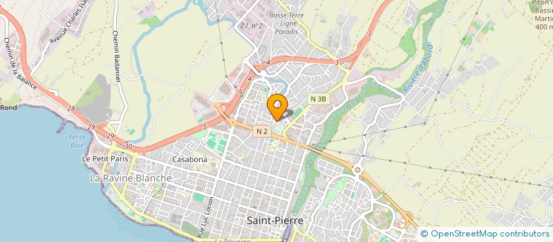 localisation de l'entreprise LES ECLAIRS à SAINT-PIERRE