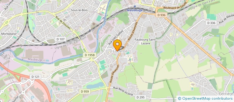 localisation de l'entreprise LES ECLAIRS ET LEUR SHOW BAND DE LOUVROIL  LOUVROIL