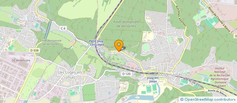 localisation de l'entreprise LES ECLATS DU PASSE - CERCLE D ETUDE ET D ACTION POUR LE PATRIMOINE VIVANT HISTORIQUE à JOUY-EN-JOSAS