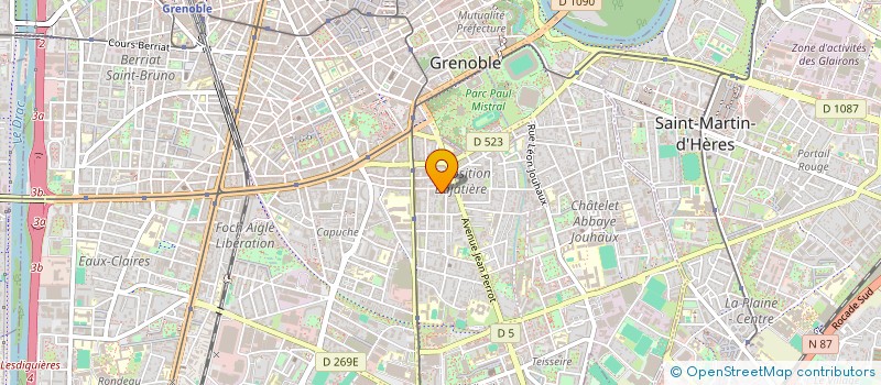 localisation de l'entreprise LES ECLECTIKS à GRENOBLE