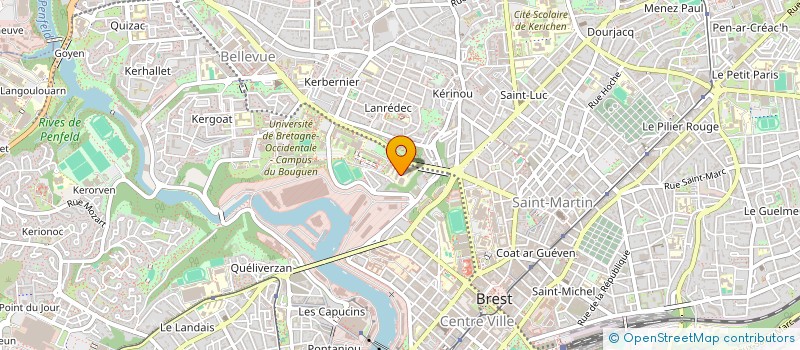 localisation de l'entreprise LES ECLOS à BREST