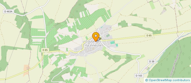 localisation de l'entreprise LES ECO  COULANGES-LA-VINEUSE