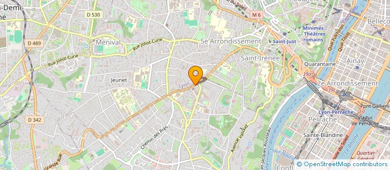 localisation de l'entreprise LES ECO-CONCEPTEURS CMO 69 à SAINTE-FOY-LES-LYON
