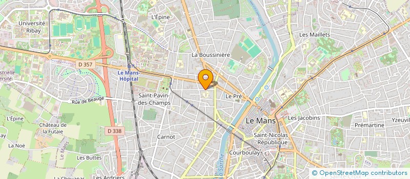 localisation de l'entreprise LES ECO CONSEILLERS 72 à LE MANS