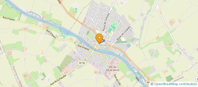 localisation de l'entreprise LES ECO-QUESNOYSIENS  QUESNOY-SUR-DEULE