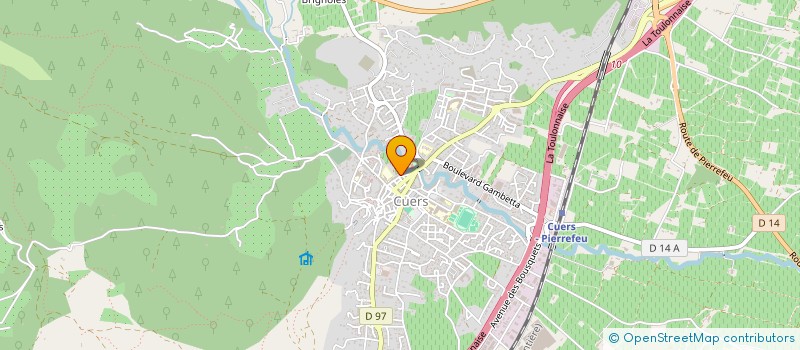 localisation de l'entreprise LES ECOGRAPHES  CUERS