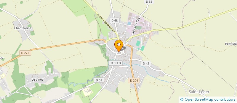 localisation de l'entreprise LES ECOLES  REBAIS