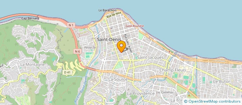 localisation de l'entreprise LES ECOLES à SAINT-DENIS