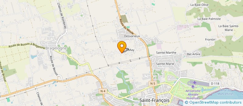 localisation de l'entreprise LES ECOLES DU BONHEUR à SAINT-FRANCOIS