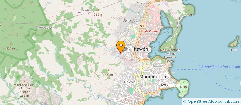 localisation de l'entreprise LES ECOLIERS DE KAWENI POSTE (E K P ) à MAMOUDZOU
