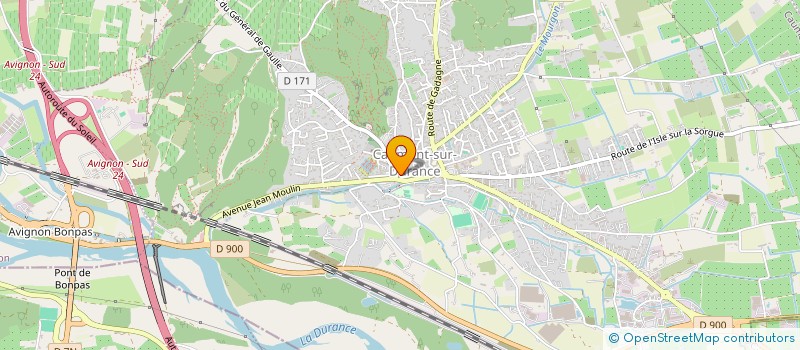 localisation de l'entreprise LES ECOLIERS DE LA DURANCE à CAUMONT-SUR-DURANCE