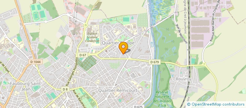 localisation de l'entreprise LES ECOLIERS DE PAUL BERT  SAINT-QUENTIN