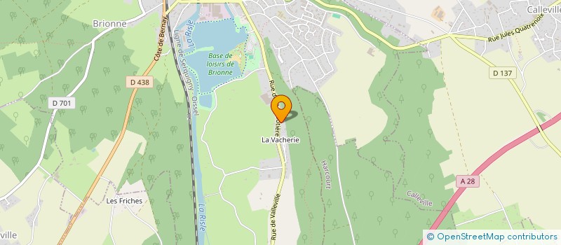 localisation de l'entreprise LES ECOLIERS DU DONJON  BRIONNE