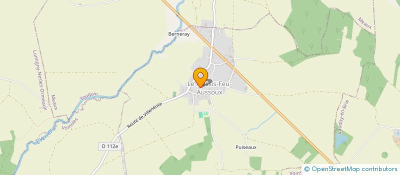 localisation de l'entreprise LES ECOLIERS DU PLESSIS  LE PLESSIS-FEU-AUSSOUX