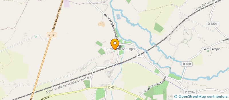 localisation de l'entreprise LES ECOLIERS EN VADROUILLE  MEZIDON VALLEE D'AUGE