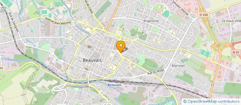 localisation de l'entreprise LES ECOLOGISTES PICARDIE  AMIENS