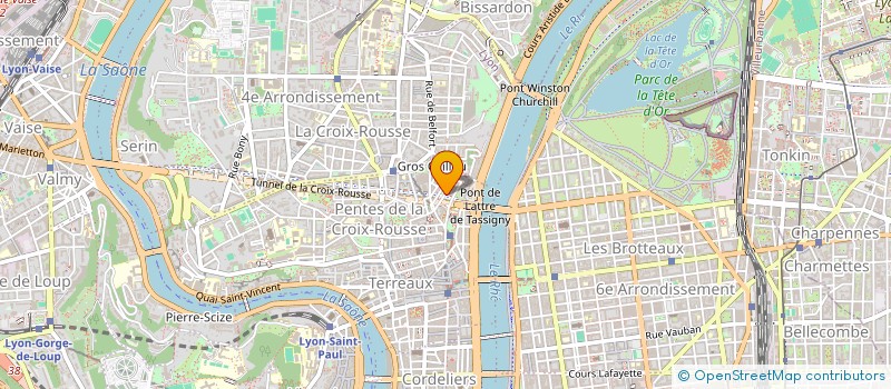 localisation de l'entreprise LES ECORCES à LYON