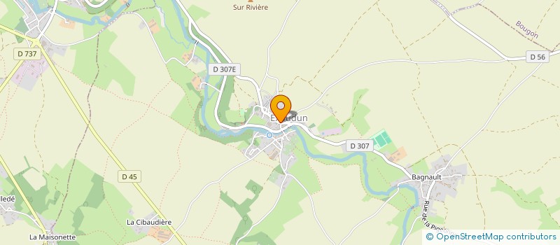 localisation de l'entreprise LES ECORCES DU SOLEIL  EXOUDUN