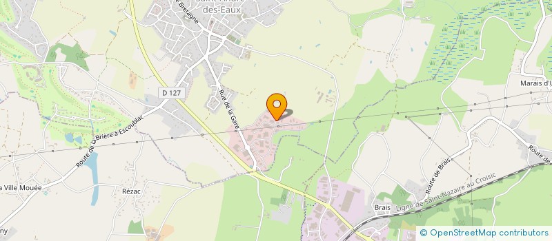 localisation de l'entreprise LES ECOTAIS  SAINT-ANDRE-DES-EAUX