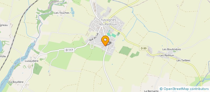 localisation de l'entreprise LES ECOTS  BAZOGES-EN-PAREDS