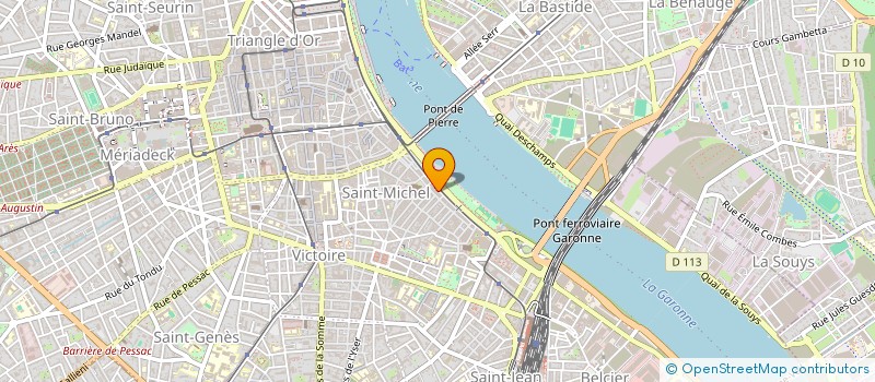 localisation de l'entreprise LES ECRANS SONORES à BORDEAUX
