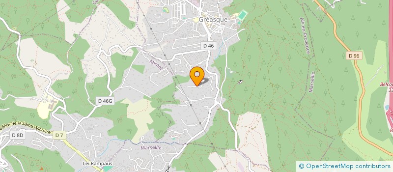 localisation de l'entreprise LES ECRINS  GREASQUE