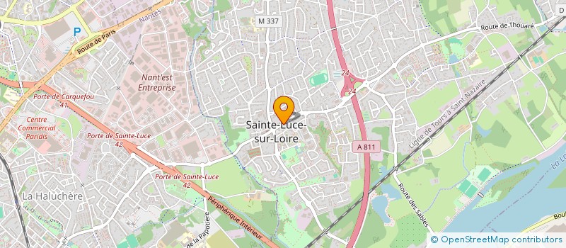 localisation de l'entreprise LES ECRINS  SAINTE-LUCE-SUR-LOIRE