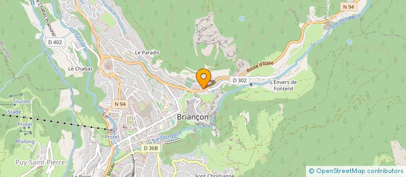 localisation de l'entreprise LES ECRINS à BRIANCON