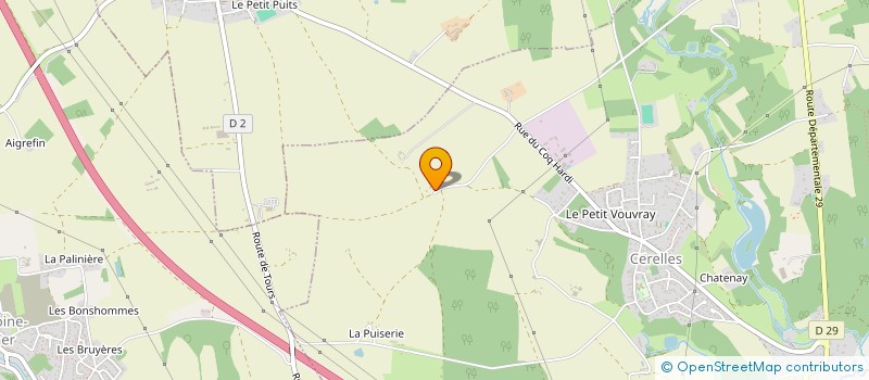 localisation de l'entreprise LES ECRINS BLANCS : EMOTIONAL PICT'SOUNDS !  CERELLES