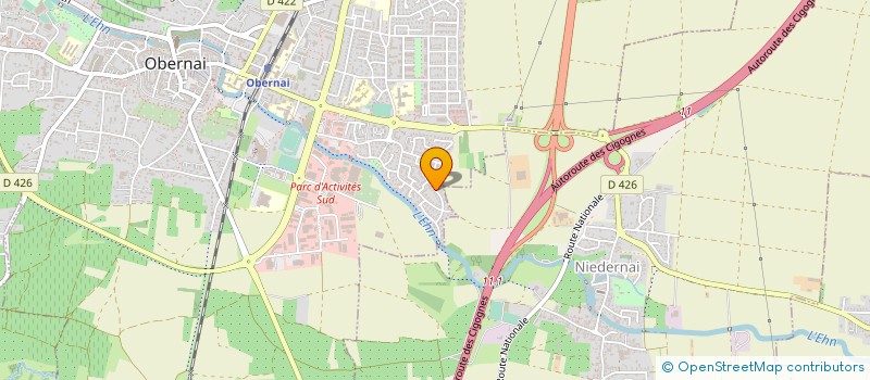 localisation de l'entreprise LES ECRINS DE CHARLOTTE  OBERNAI