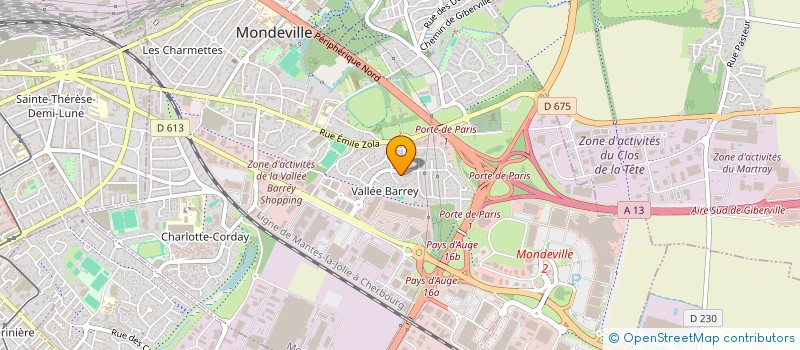 localisation de l'entreprise LES ECRITS RESTENT  MONDEVILLE