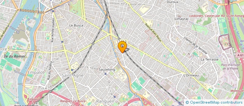 localisation de l'entreprise LES ECRITURES DE LESPINET à TOULOUSE