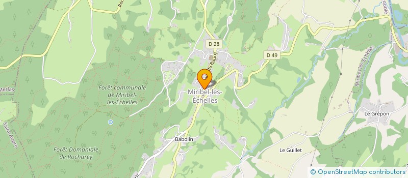 localisation de l'entreprise LES ECUREUILS à SAINT-PIERRE-DE-CHARTREUSE