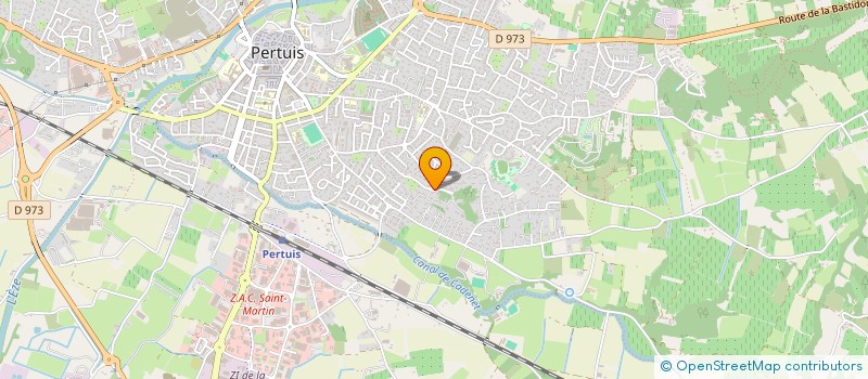 localisation de l'entreprise LES ECUREUILS  PERTUIS