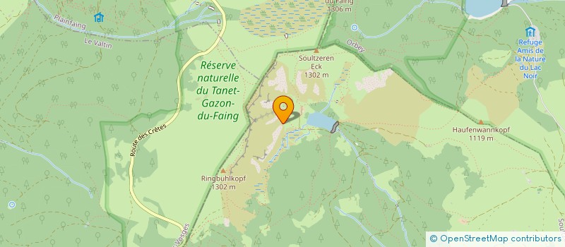 localisation de l'entreprise LES ECUREUILS  SOULTZEREN