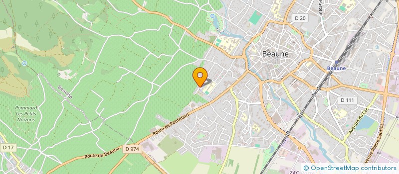 localisation de l'entreprise LES ECUREUILS à BEAUNE