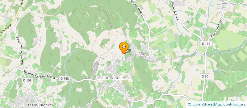 localisation de l'entreprise LES ECUREUILS  GORDES