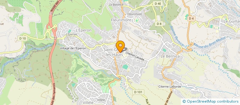 localisation de l'entreprise LES ECUREUILS à SAINT-PAUL