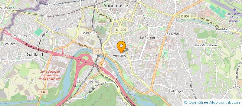 localisation de l'entreprise LES ECUREUILS à ANNEMASSE